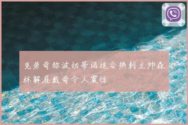 克劳奇称波切蒂诺适合热刺主帅森林解雇戴奇令人震惊